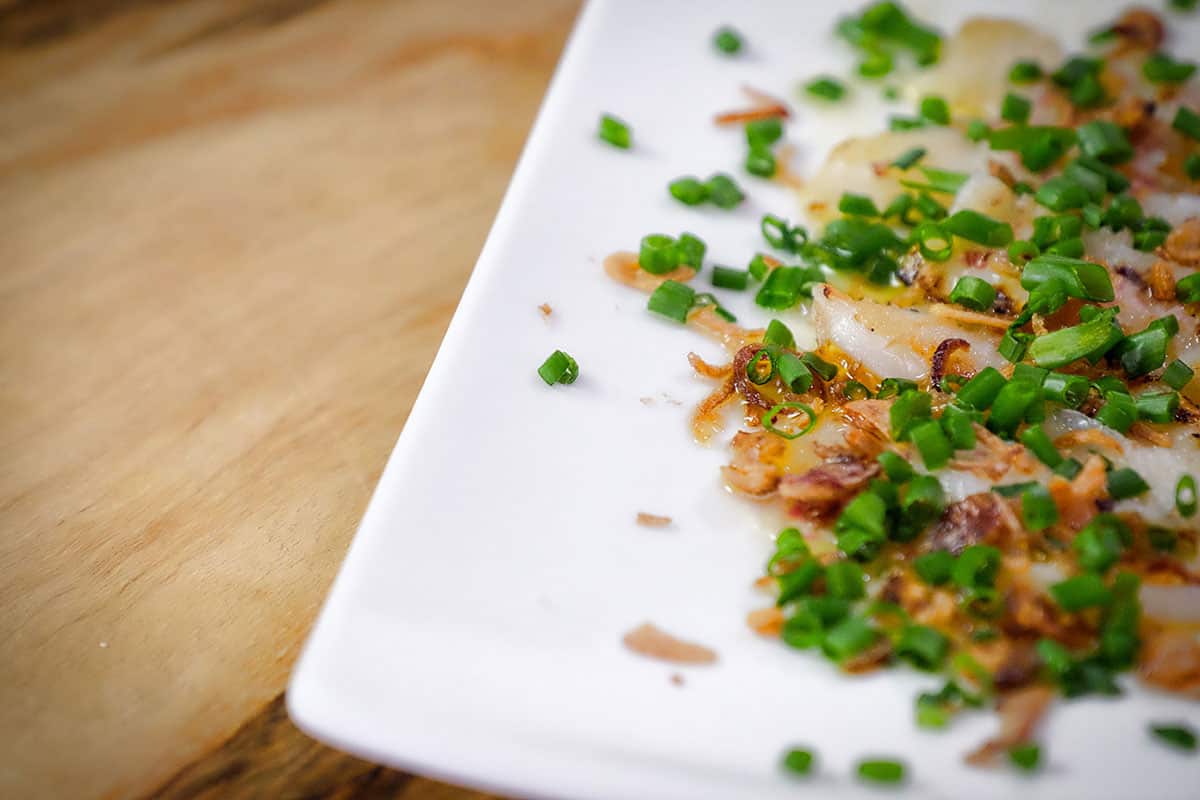 Abalone with yuzu butter
